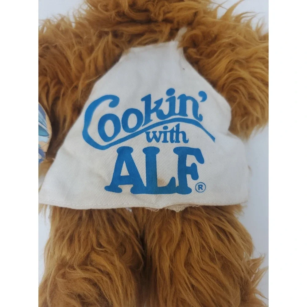 Vintage Alf Puppet 1988 Burger King Chef Cookin With Alf Plush Hand Puppet #423